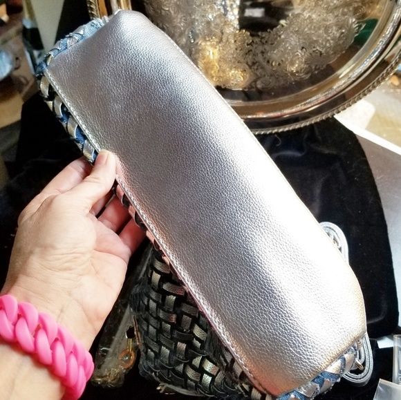 Designer Denim Bling Shoulder/Crossbody Bag NWT - Picture 5 of 7